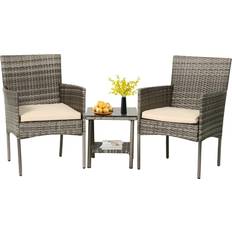 FDW Outdoor Lounge Sets FDW 3 Bistro Outdoor Lounge Set