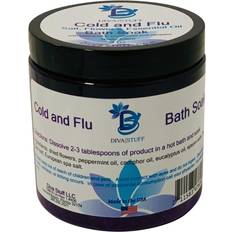 Bath Salts Diva and Flu Season Bath Tea Soak with Epsom Salts Dried Flowers Essential