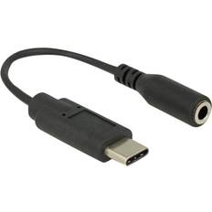 DeLock 65842 USB C - 3.5mm M-F 0.1m