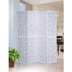 RH Roundhill Giyano 4 Panel Screen Room Divider