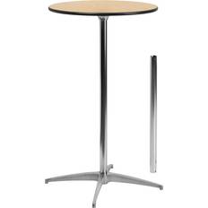 Flash Furniture Cocktail Round Black/Brown Coffee Table 24"