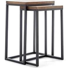 Brown Nesting Tables Millwork Holdings Parker Nesting Table