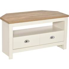 Corner tv entertainment center Homcom Modern Corner TV Bench