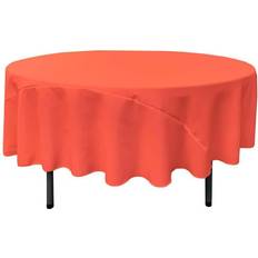 Linen 90-Inches Tablecloth Pink, Orange