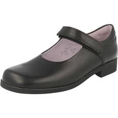 Start-rite Samba, Black leather girls riptape school shoes