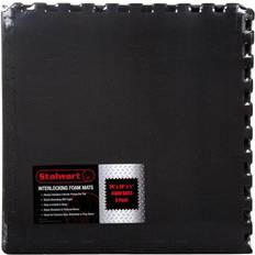 Interlocking gym floor mats Stalwart Interlocking EVA Foam Floor Mats