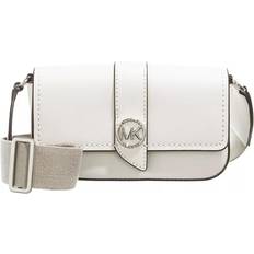 Michael Kors Optic White Greenwich Small Saffiano Leather Crossbody Bag, Best Price and Reviews