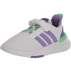 Children's Shoes Adidas Kids Racer TR21 - White/Violet Fusion/Pulse Mint