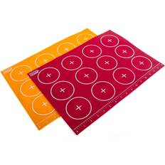 Baking Mats + Silicone Set Grade Silicone Liners Half-Size Cookie Baking Mat