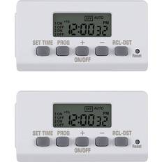 Timers BN-Link digital timer outlet 24-hour programmable digital outlet timer 2 pack