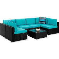 Patio Furniture Best Choice Products Sectional Outdoor Lounge Set
