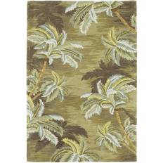 KAS Rugs Sparta 3102 Palm Gold, Beige, Gray, Green