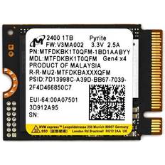 KIOXIA KBG40ZNS512G 512GB SSD PCIe3.0x4 NVMe M.2 2230 SSD For