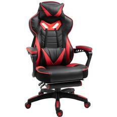 Gaming-Stühle Vinsetto Gamingstuhl mit Liegefunktion schwarz/rot