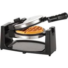 Mickey Mouse Rotating Bubble Waffle Maker, Single Flip Waffle Iron