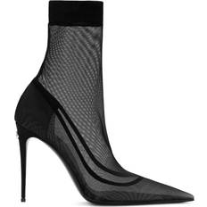 Dolce & Gabbana Damen Stiefeletten Dolce & Gabbana Stretch Tulle Ankle Boots