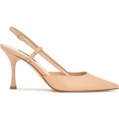 Nine West Peni Slingback Pumps Warm Blush Leather