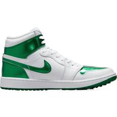 Green Golf Shoes Nike Jordan I High G M - White/Pine Green