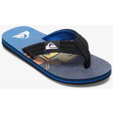 Blue Flip Flops Children's Shoes Quiksilver boys' molokai layback flip flop sandals blue aqbl100591-byj6, blu