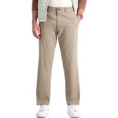 Haggar Men's Straight-Fit Life Chino Pants Khaki Khaki