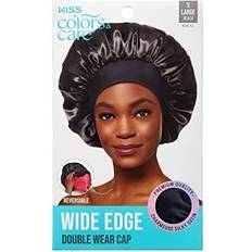 Bonnets Kiss Color s & Care Silky Satin Reversible Hair Bonnet Cap Wide Edge XL