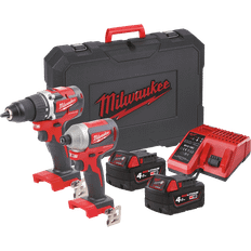 Milwaukee Børsteløs Sett Milwaukee M18 CBLPP2B-402C (2x4.0Ah)