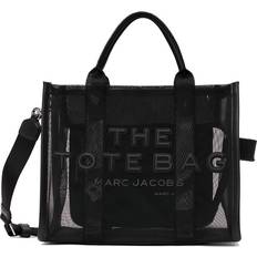 Textile Totes & Shopping Bags Marc Jacobs The Medium Mesh Tote Bag - Black