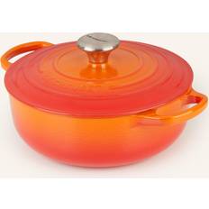 Schmortöpfe Le Creuset Sauteuse Signature Bräter flach Gusseisen