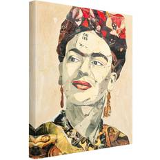 Schwarz Bilder Kunstdruck Hochformat Frida Kahlo Bild