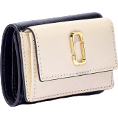Marc Jacobs The Snapshot Mini Trifold Wallet - New Cloud White Multi