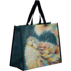 Einfarbig Stofftaschen Puckator kim haskins rainbow cat shopping bag