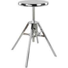 Seating Stools on sale Zuo Mercy Silver Seating Stool