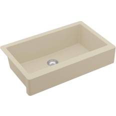 Kitchen Sinks Karran Retrofit Farmhouse/Apron-Front Quartz Bowl Kitchen Sink