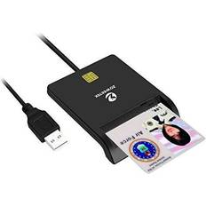 Cac card reader Zoweetek Smart card reader dod military usb common access cac use with window,macos,linux