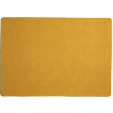 Braun Platzdeckchen ASA soft leather Tischset 6er-Set amber Platzdeckchen Braun, Gelb
