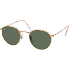 Ray-Ban Round Metal Rose Gold Sonnenbrillen Rotgold Fassung