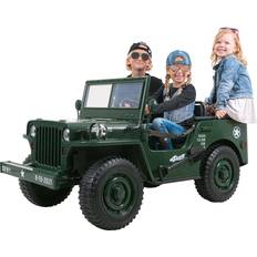 Elbiler på salg Actionbikes Motors Jeep Willys Kinder Elektroauto Kinderauto Geländewagen elektrisch SUV Allrad 4x4, Elektro-Kinderfahrzeug