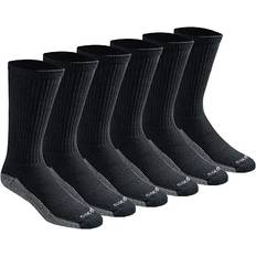 Dickies Men Clothing Dickies Moisture Control Crew Work Socks 6-pack - Black