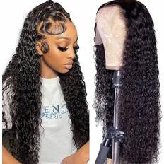 Black Extensions & Wigs Muskink 13x6 Glueless Lace Frontal Wig 24 inch
