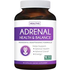 Supplements Healths Harmony Adrenal support & cortisol manager non-gmo powerful 60