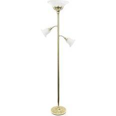 Tiffany Lamps Lighting Elegant Designs 3-Light Floor Lamp 71"