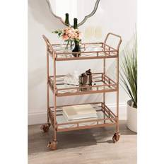 Kate and Laurel Ketia Cart Trolley Table