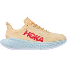 Hoka Beige - Dame Løpesko Hoka Carbon X 2 W - Impala/Paradise Pink