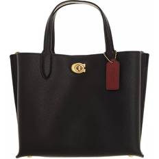 Coach Willow Tote 24 - Brass/Black