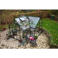 Halls Greenhouses Garden Room 12.9m² Aluminium Gehärtetes Glas