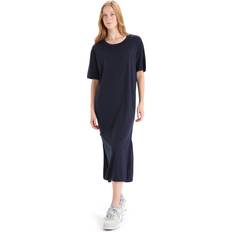 Icebreaker Women's Merino Granary Dress Midnight Navy Blue 100% Merino Wool Midnight Navy Blue