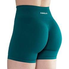 AUROLA Intensify Workout shorts in diva blue - Depop
