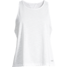 Casall Texture Tank Open Back - White