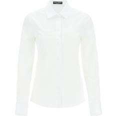 Dolce & Gabbana Herren Hemden Dolce & Gabbana Stretch poplin shirt optical_white