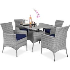 Patio Dining Sets Best Choice Products Umbrella Patio Dining Set